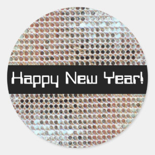 Joyeux Séquin Sticker du Nouvel An
