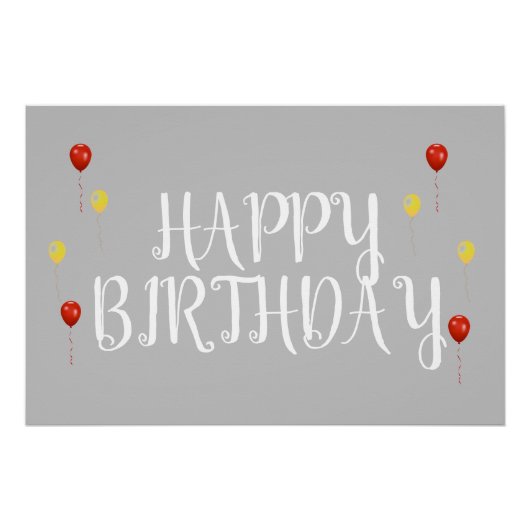 Joyeux signe d'anniversaire (Devant)