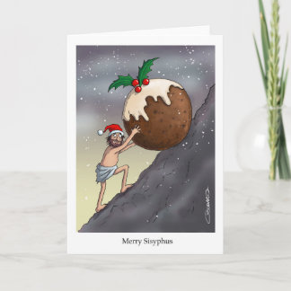 Joyeux Sisyphus ! Carte de Noël