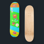 Joyeux Skateboard coloré<br><div class="desc">Faites de ce Happy Colorful Skateboard votre propre en ajoutant votre texte. Pour accéder aux outils de montage avancés, allez à "Personnaliser ce modèle" et cliquez sur "Détails", faites défiler et appuyez sur le lien "cliquer pour customiser plus loin". Idéal pour toutes les occasions comme l'anniversaire ou Graduation, pour les...</div>
