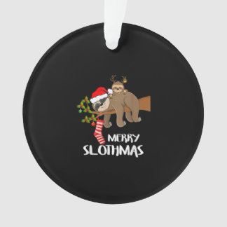 Joyeux Sloth Santa Hat Noël aux amoureux