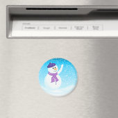 Joyeux Snowman Magnet (In Situ (Lave-vaisselle))