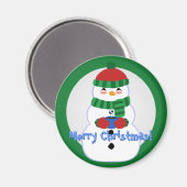 Joyeux Snowman Magnet (Recto/Verso)