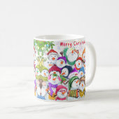 Joyeux Snowmans Christmas Coffee Mug (Devant droit)