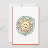 Joyeux soleil - Carte à note plate (Devant)