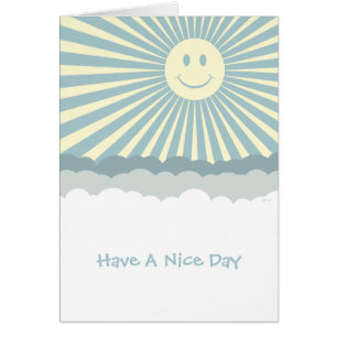 Joyeux Soleil Et Nuages