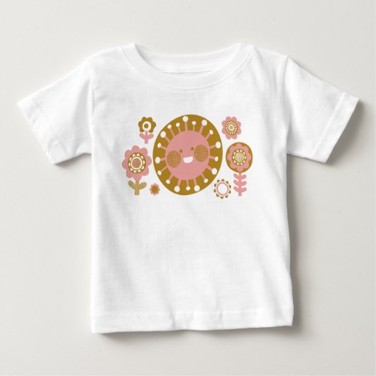 Joyeux soleil, mignon T-shirt (Devant)