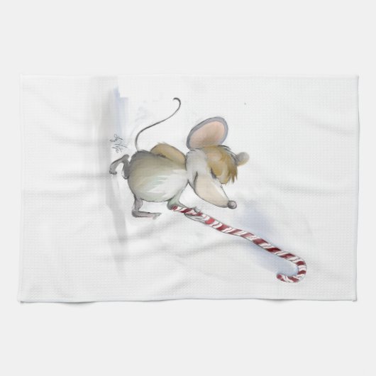 Joyeux Souris Moe Serviette de cuisine (Horizontal)
