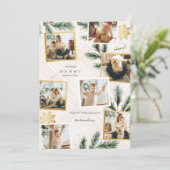 Joyeux souvenirs 7 photo Carte de Noël (Debout devant)