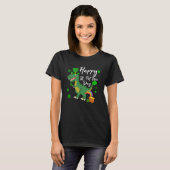 Joyeux St. Pat Trex Day T-Shirt Dinosaur St. Patro (Devant entier)