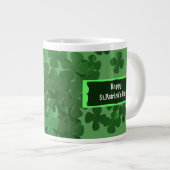 Joyeux St.Patrick's Day Géant Café Mug (Devant droit)