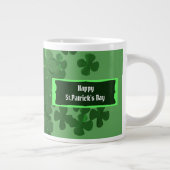 Joyeux St.Patrick's Day Géant Café Mug (Droite)