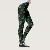Joyeux St. Patrick's day legging noir (Droite)