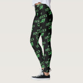 Joyeux St. Patrick's day legging noir (Gauche)