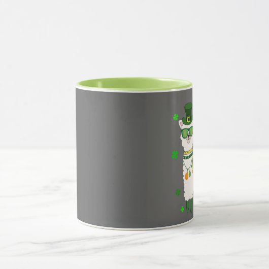 Joyeux St. Patrick's Day Llama mug (Centre)