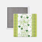 Joyeux St. Patrick's Day Magnet Shamrock Floral (Recto/Verso)