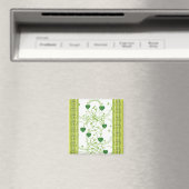 Joyeux St. Patrick's Day Magnet Shamrock Floral (In Situ (Lave-vaisselle))