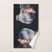 Joyeux Staffordshire Bull Terrier, Ensemble de ser (Serviette à main)
