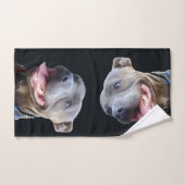 Joyeux Staffordshire Bull Terrier, Ensemble de ser (Serviette à main)