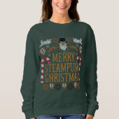 Joyeux Steampunk Noël Vilain Sweatshirt (Devant)
