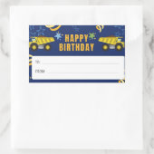 Joyeux Sticker Camion-Camion-Camion Anniversaire (Sac)