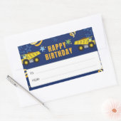 Joyeux Sticker Camion-Camion-Camion Anniversaire (Enveloppe)