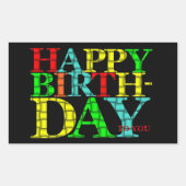 Joyeux Sticker d'anniversaire (Devant)