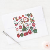 Joyeux Sticker de Noël pour cadeau, & cartes (Enveloppe)