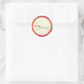 Joyeux Sticker Étiquette de Noël (Sac)