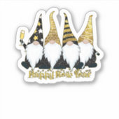 Joyeux Sticker Gnomes du Nouvel An (Devant)