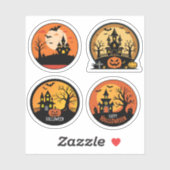 Joyeux Sticker Halloween (Feuille)