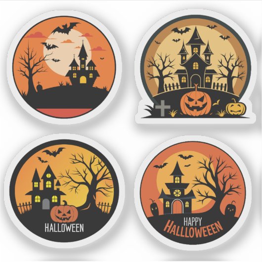 Joyeux Sticker Halloween (Devant)