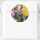 Joyeux Sticker pour tulipes Jaunes de Pâques (Sac)