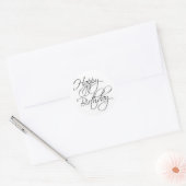 Joyeux Sticker Script d'anniversaire (Enveloppe)