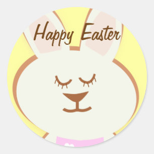 Joyeux Stickers Bunny de Pâques