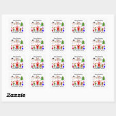 Joyeux Stickers de collecte de Noël #1 (Feuille)