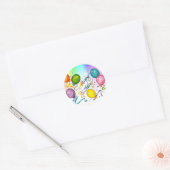 Joyeux Stickers de fête d'anniversaire (Enveloppe)