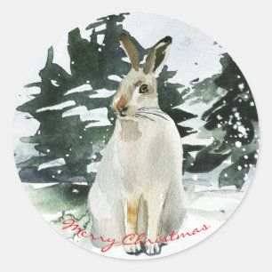 Joyeux stickers de noël étiquette cadeaux vacances