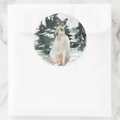 Joyeux stickers de noël étiquette cadeaux vacances (Sac)