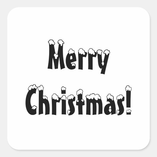 Joyeux Stickers de Noël, Étiquettes de Noël (Devant)