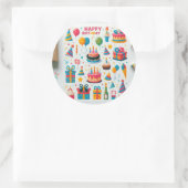 Joyeux Stickers de voeux d'anniversaire" (Sac)