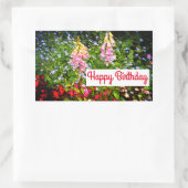 Joyeux Stickers Fleurs Printemps Anniversaire #7-2 (Sac)
