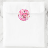 Joyeux Stickers Fleurs Roses Anniversaires (Sac)