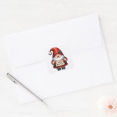 Joyeux Stickers Gnome du Nouvel An (Enveloppe)