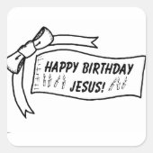 Joyeux Stickers Jésus anniversaire (Devant)