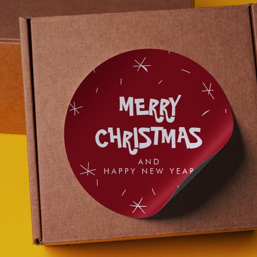 Joyeux Stickers Noël et Bonne Année