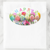 Joyeux Stickers Ovaux de Pâques (Sac)