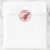 Joyeux Stickers personnalisés Berry Cartoon Birthd (Sac)