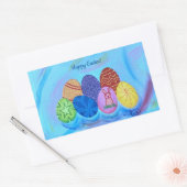 Joyeux Stickers Pointillisme Décoratif de Pâques (Enveloppe)