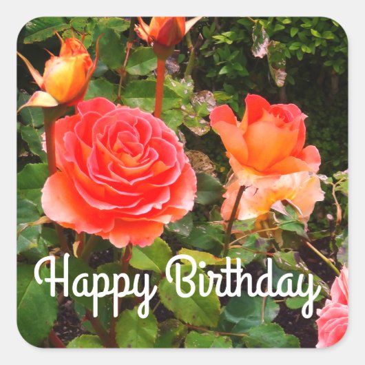 Joyeux Stickers Rose de la bande de laiton #1-1 (Devant)